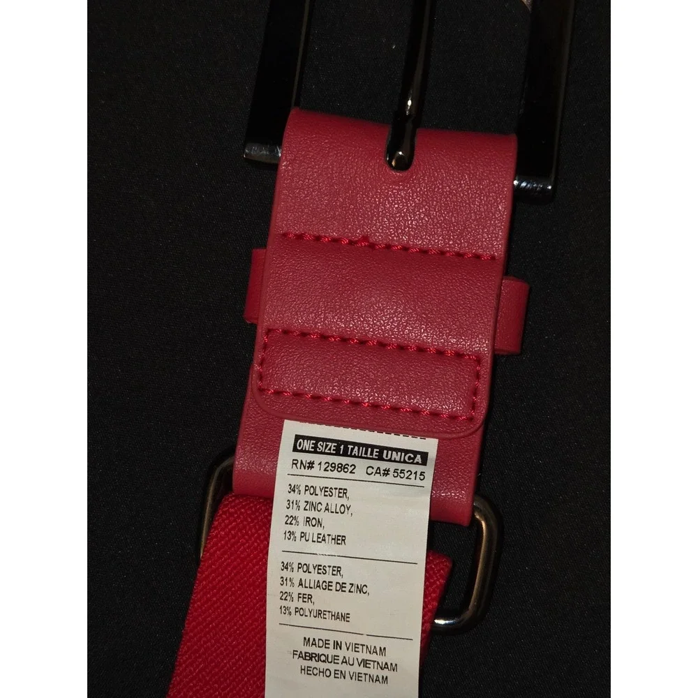 Nike Kids Red Baseball Belt Adjustable Comfort One Size‎ Sportswear